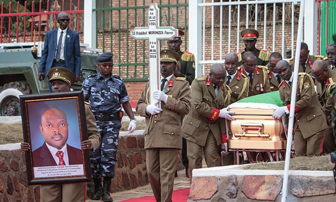 Thousands Bid Farewell to Burundi's President Nkurunziza