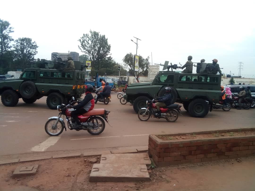 Heavy Security Deployment as Bobi Wine Meets EC Boss Byabakama