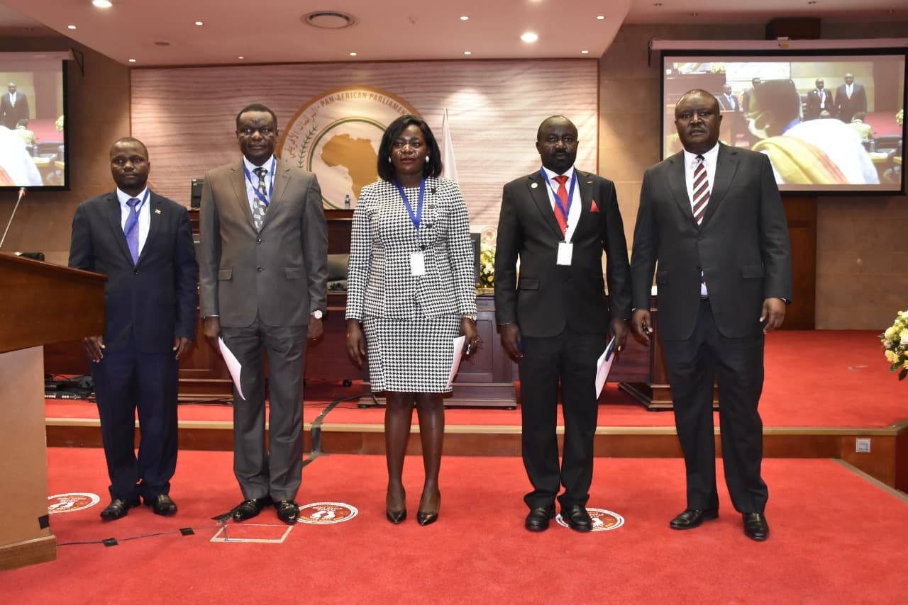 Uganda MPs swear-in at Pan African Parliament