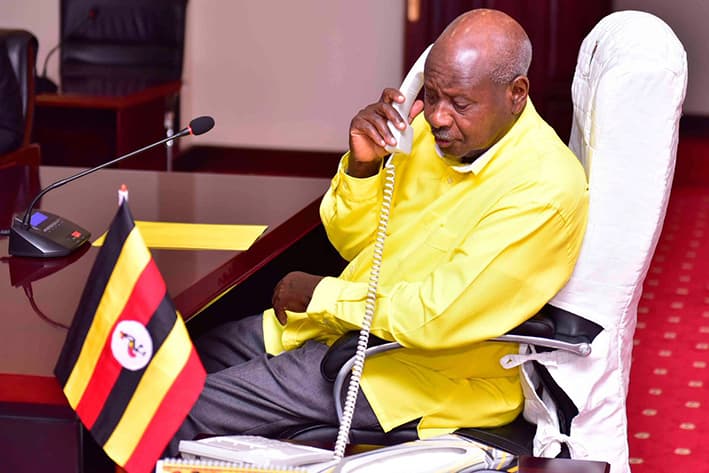 Museveni, Gen Katumba Wamala Speak over Phone