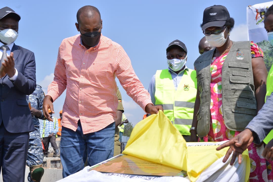 Minister Tumwebaze Breaks Ground for Construction of Agricultural Mechanization Centre in Elgon Region