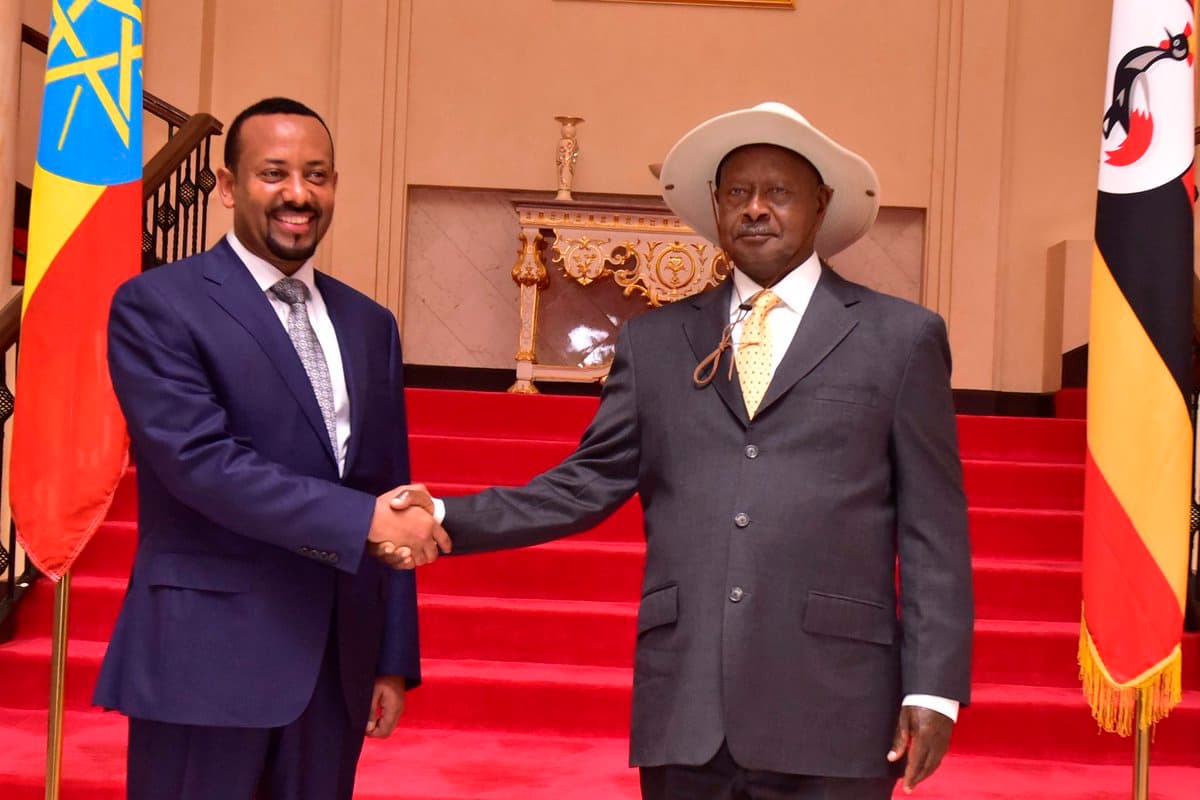 President Museveni Holds Talks With Ethiopia's Abiy Ahmed