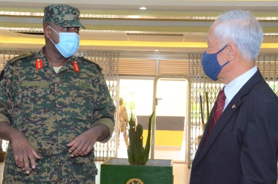 Gen Kainerugaba, Japanese Ambassador Discuss Military Cooperation