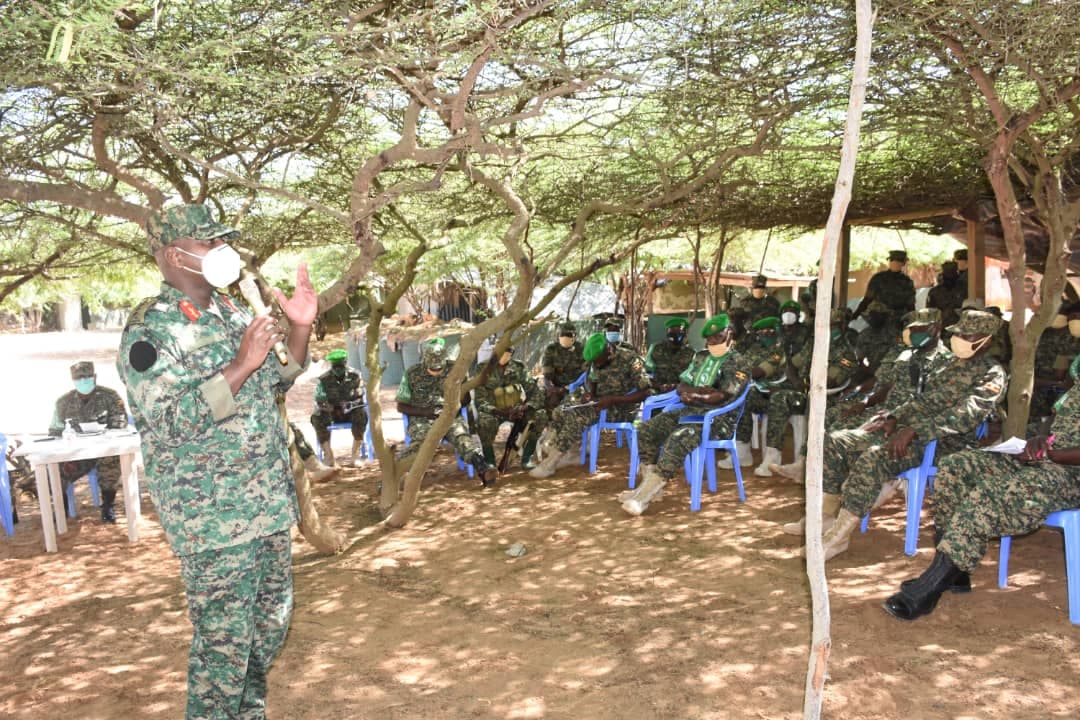 Gen Kainerugaba Visits UPDF Troops in Somalia Ahead of Presidential Election