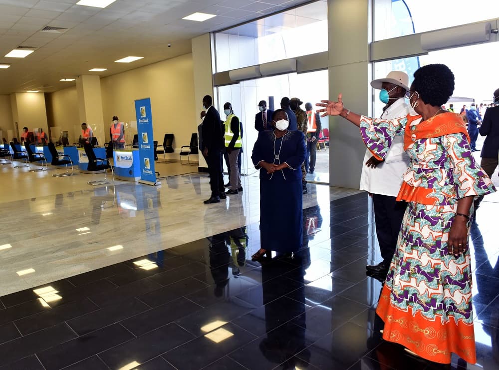 Museveni Commissions Covid Testing Labs at Entebbe Airport