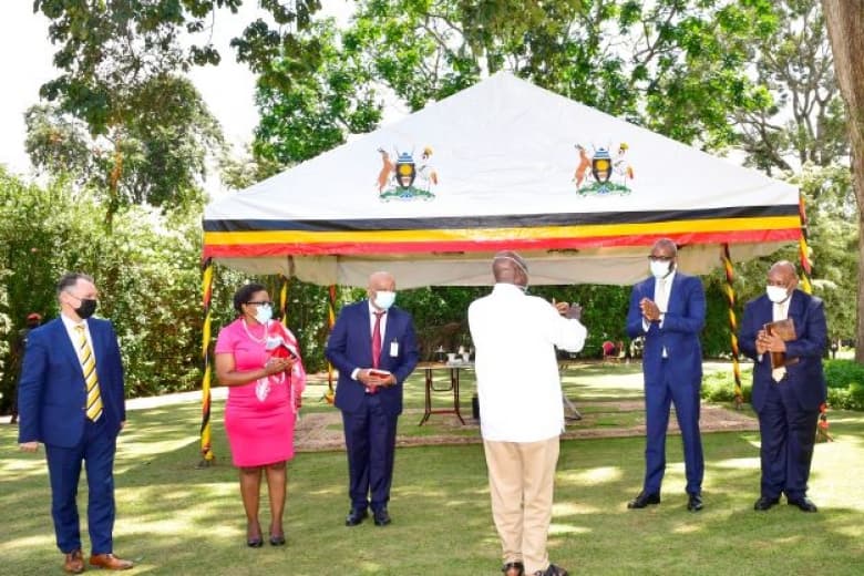 MTN Bosses Meet Museveni, Announce $300m Investment in Uganda's Telecom Industry