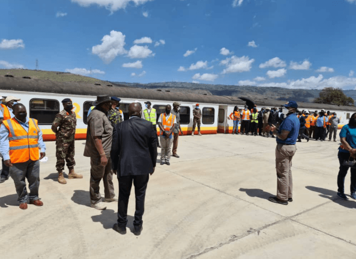 Gen Kainerugaba Joins Kenya's Uhuru Kenyatta for Visit to Naivasha Inland Container Depot