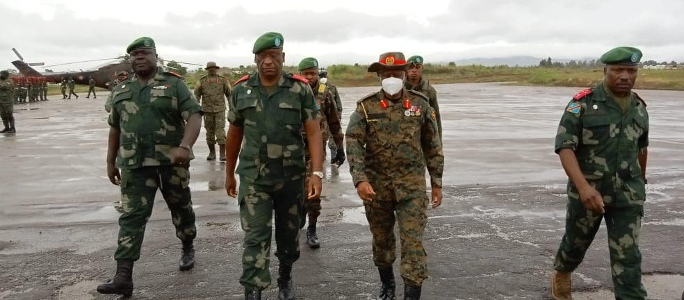Ugandan CDF, Operation Shujaa Commander in DRC for Strategic Meetings 