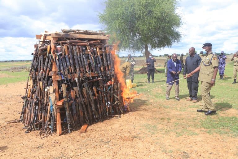 378 Illegal Guns Destroyed in Karamoja 