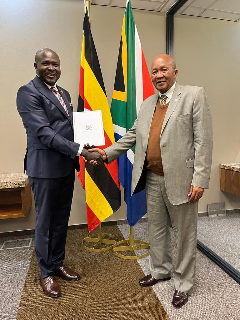 Ugandan Envoy to South African Presents His Credentials