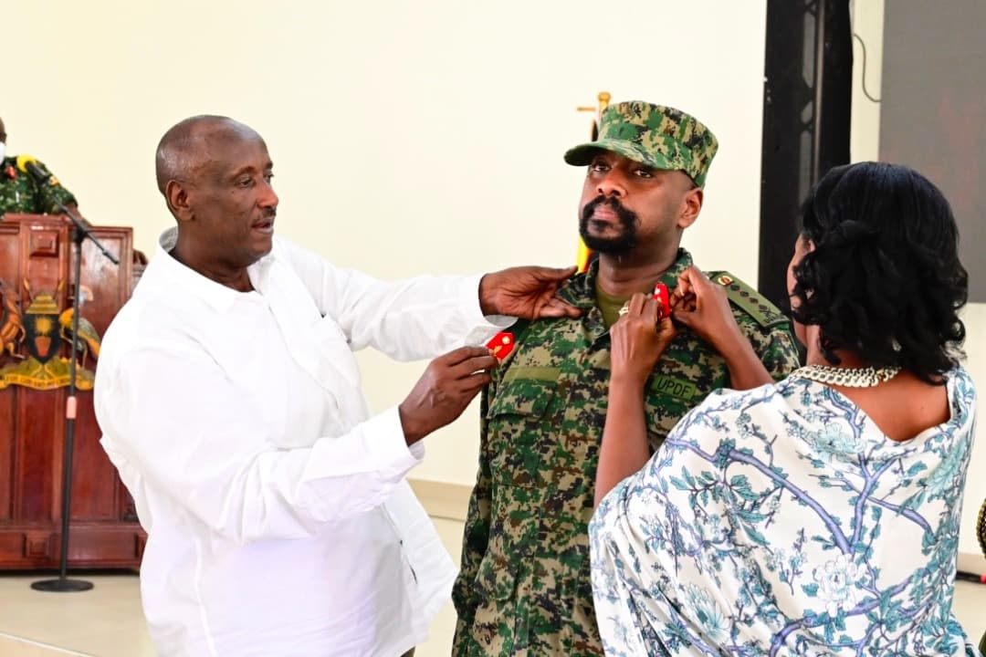 Four Star General Kainerugaba Hands over CLF Office