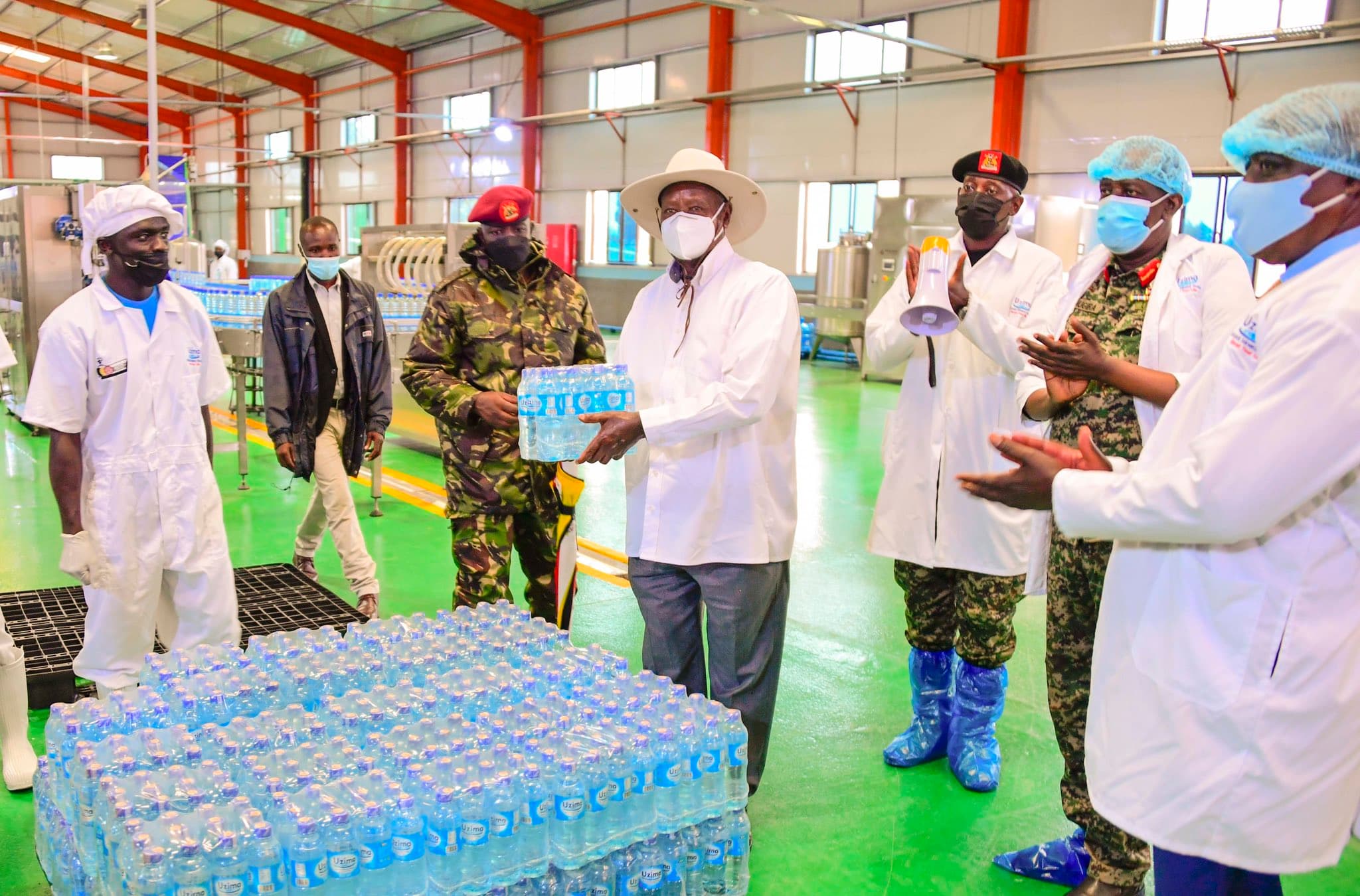 President Museveni Commissions New NEC Uzima Water Plant