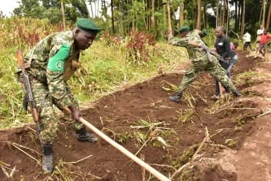 UPDF Contingent in DRC Joins Drive to Fight Cholera