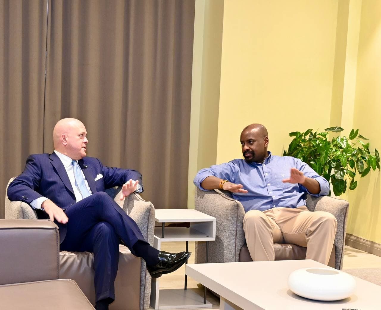 Italy’s Ambassador Mazzanti Bids Farewell to Gen Kainerugaba