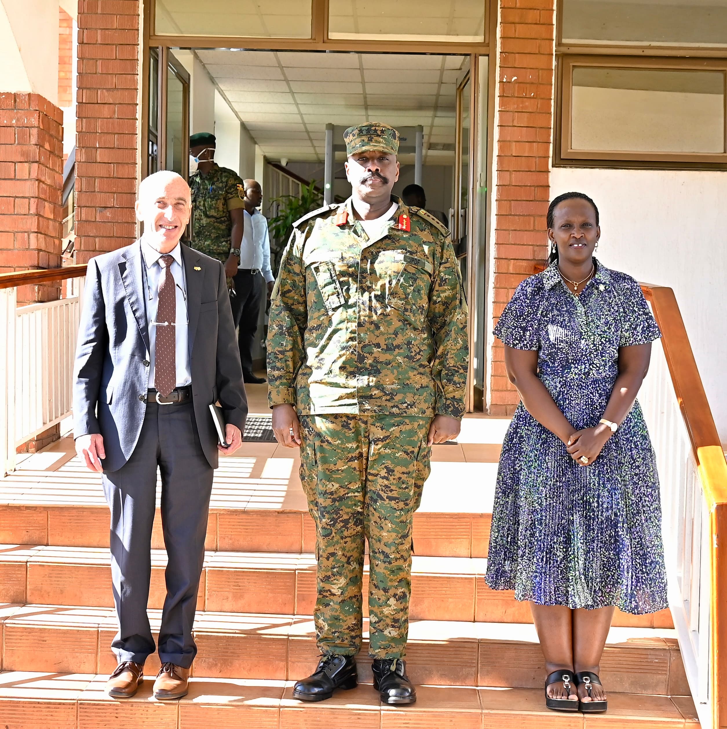Gen Kainerugaba Discusses Military Cooperation with Israeli Ambassador 