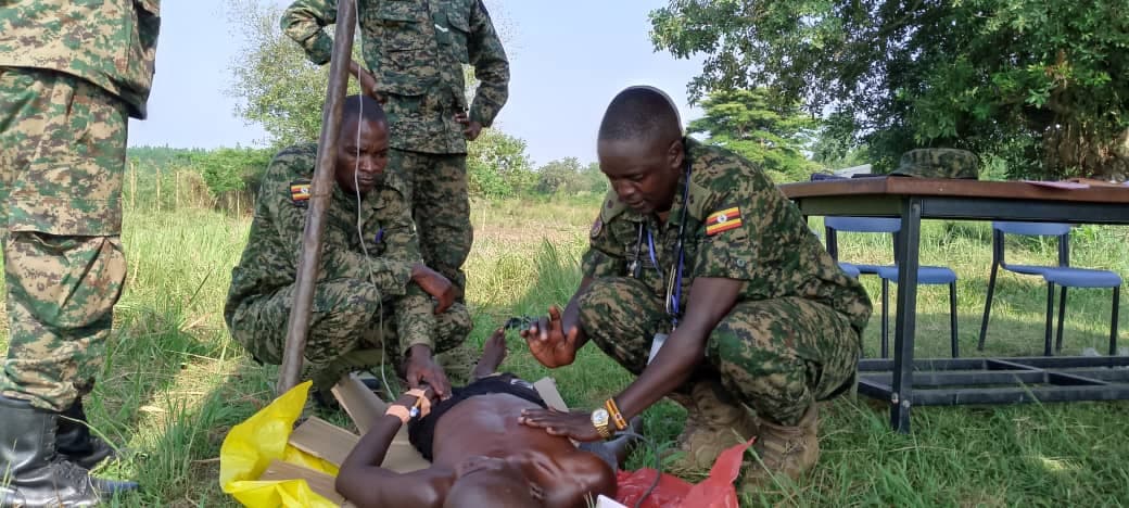 UPDF Recruit Fights on After Fainting During Drills