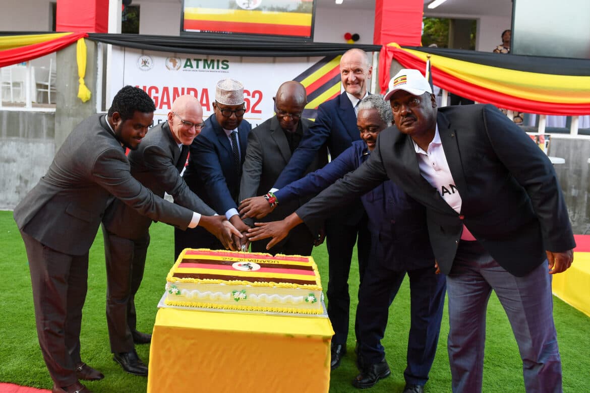 Ugandan Peacekeepers Celebrate 62nd Independence Anniversary in Somalia