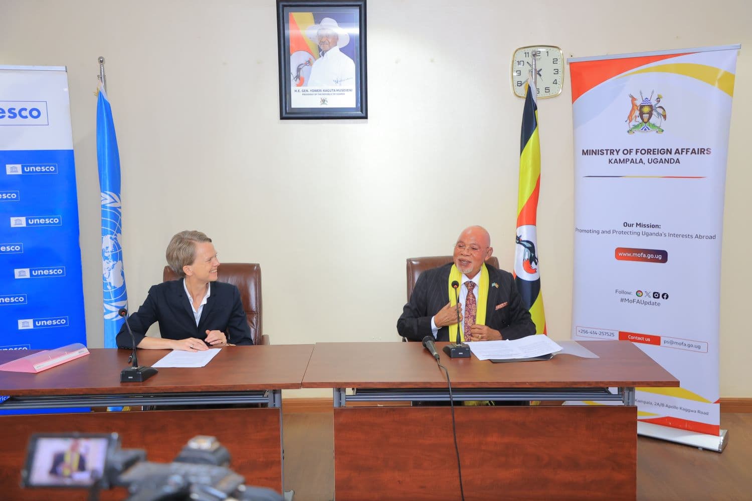 Uganda, UNESCO Sign Agreement to Strengthen Partnership