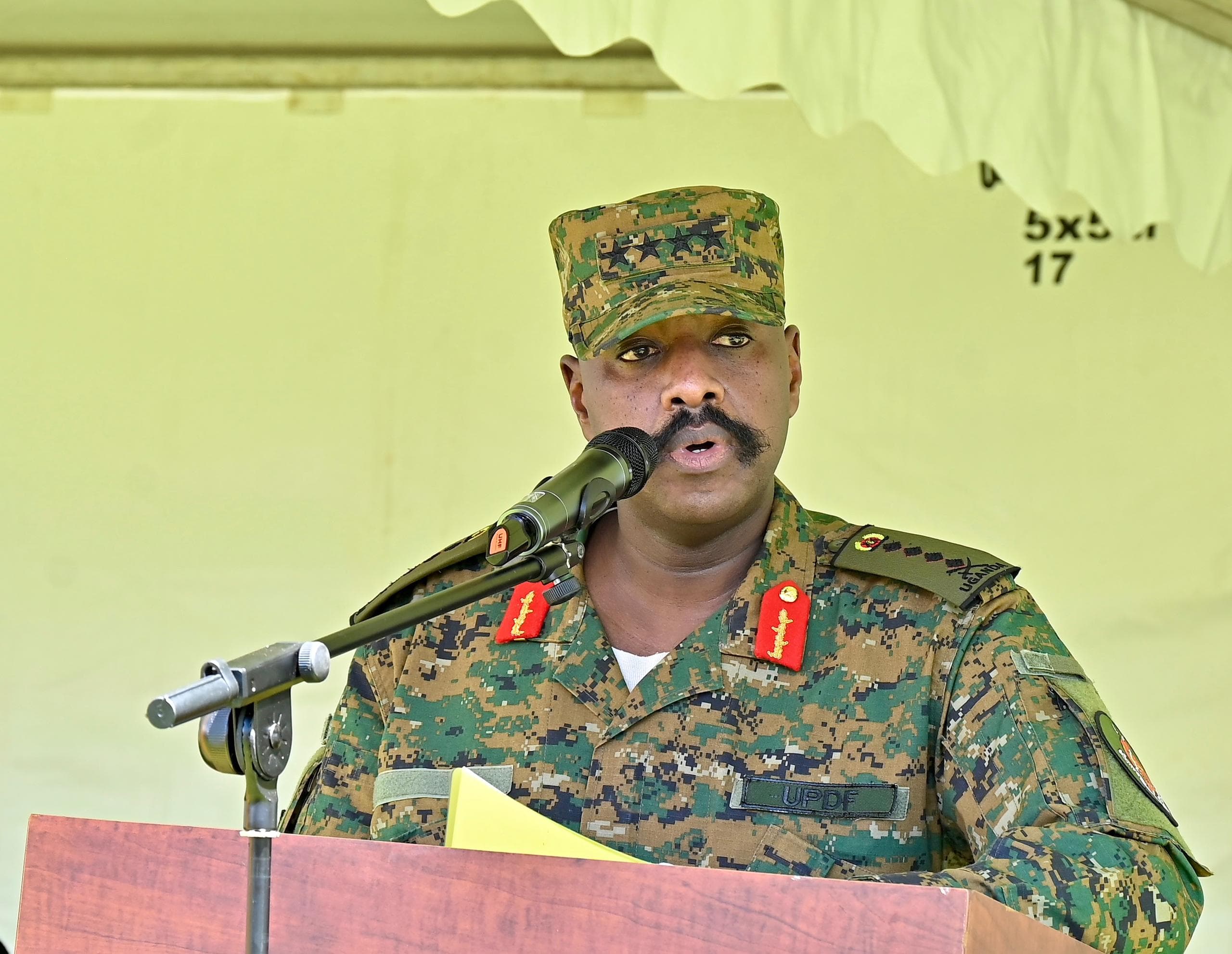 Gen Kainerugaba Quits Social Media, Leaves Emotional Farewell Message