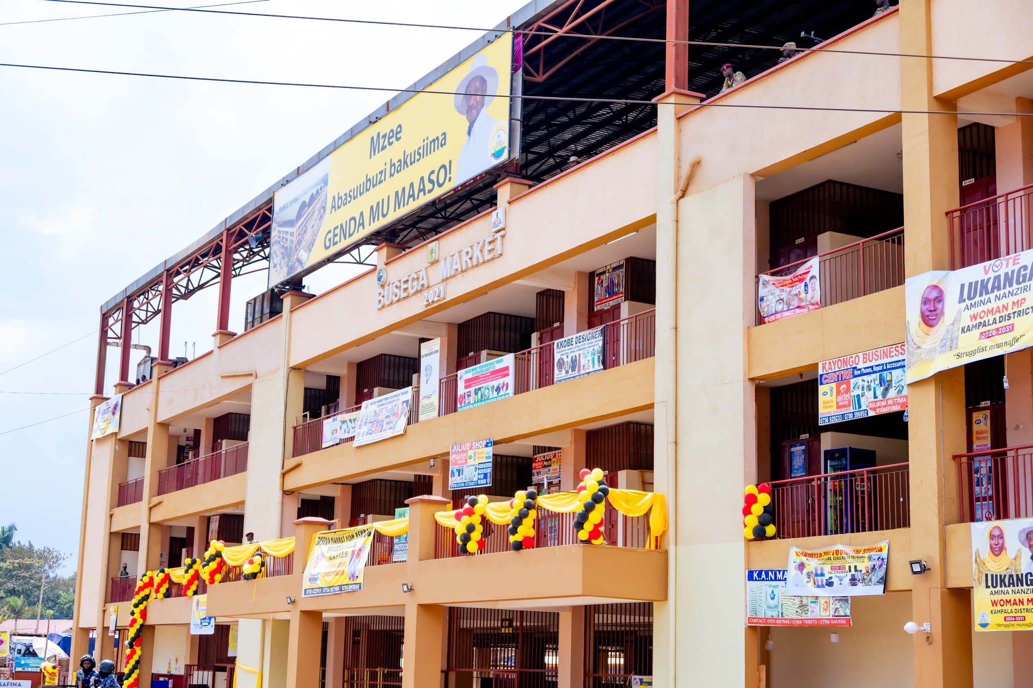 Museveni Commissions Busega Market