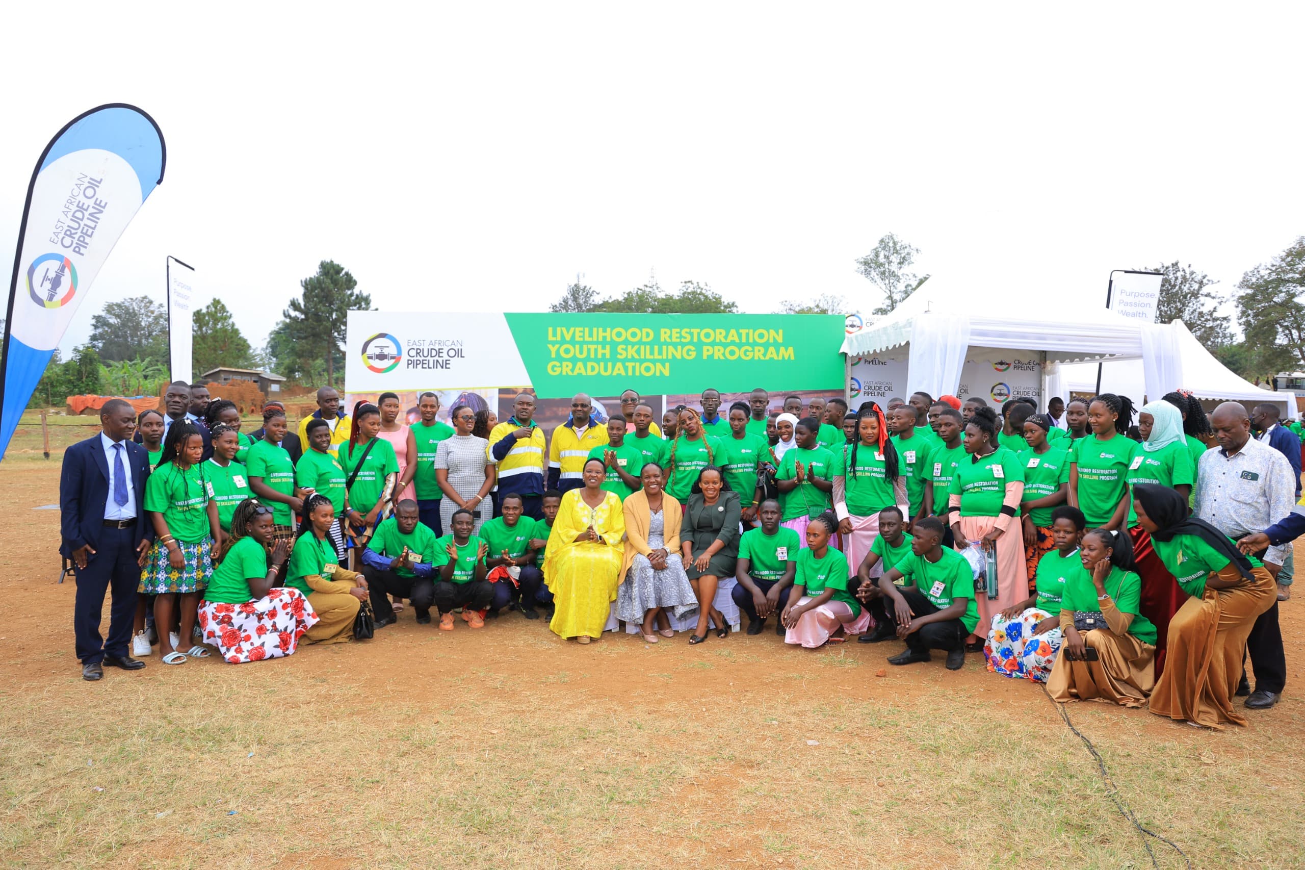 EACOP Trains over 400 Youth from Project-Affected Households with Vocational Skills