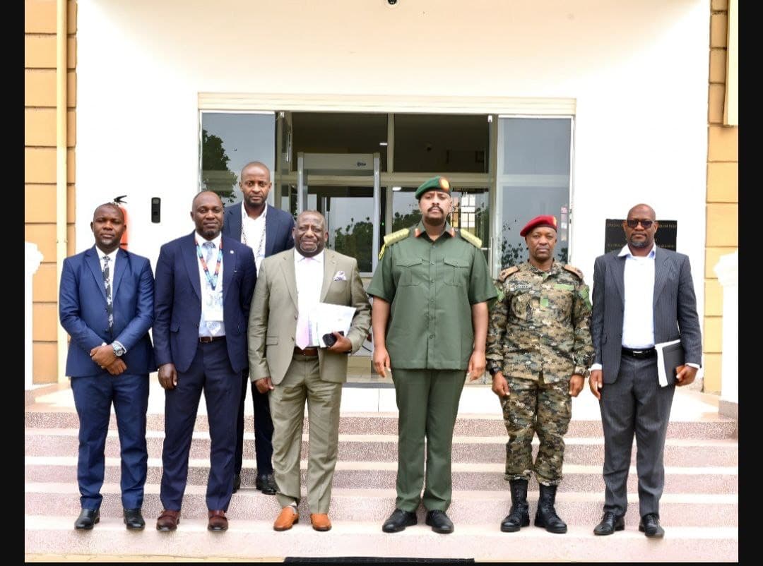 UCC’s Nyombi Briefs Gen Kainerugaba on Commission’s Operations 