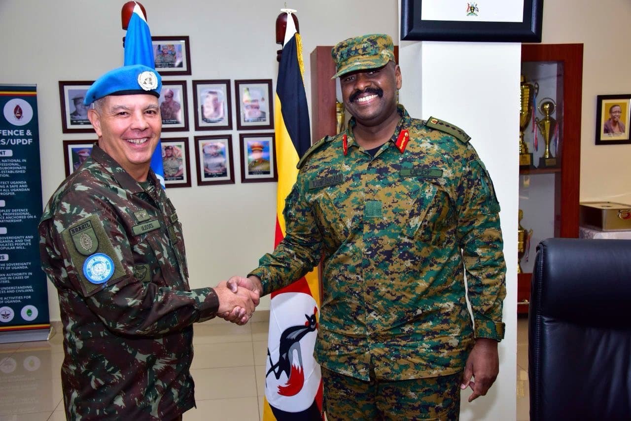 Gen Kainerugaba, MONUSCO Force Commander Discuss Security Cooperation in Eastern DRC