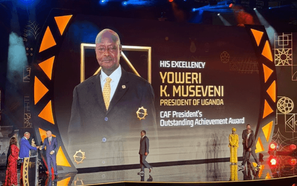 President Museveni Honored at CAF Awards 2025 in Morocco