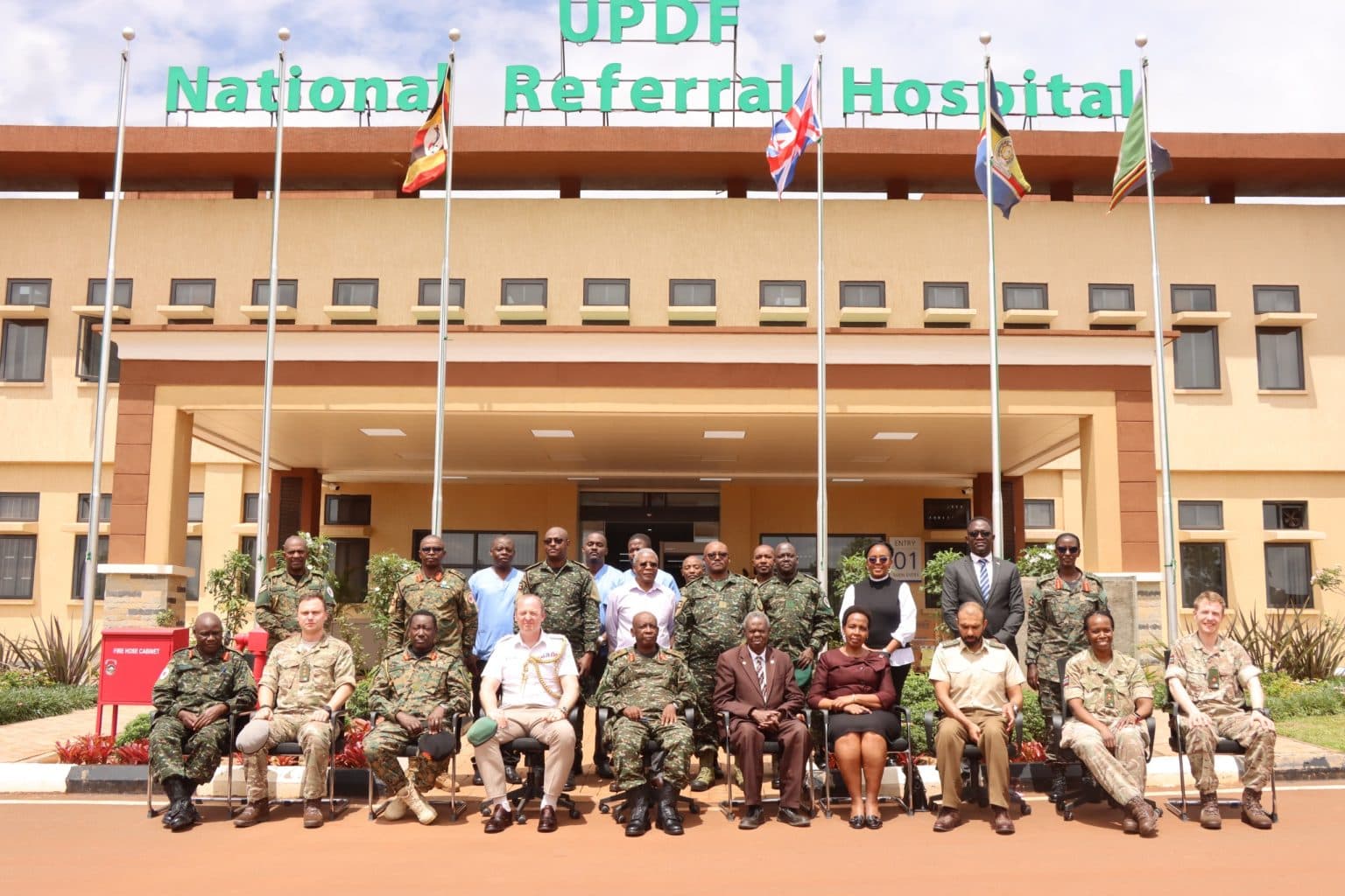 UK Military Delegation Praises Facilities at UPDF National Referral Hospital
