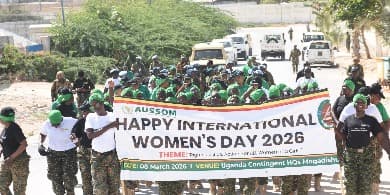 UPDF Female Troops Celebrated for Contribution to Peacekeeping in Somalia