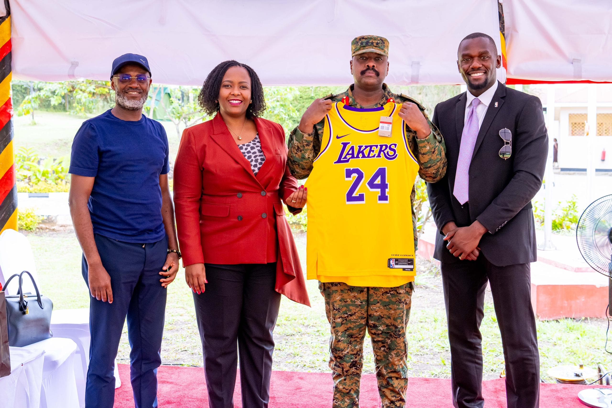 Gen Kainerugaba, NBA Africa CEO Discuss Basketball Development in Uganda