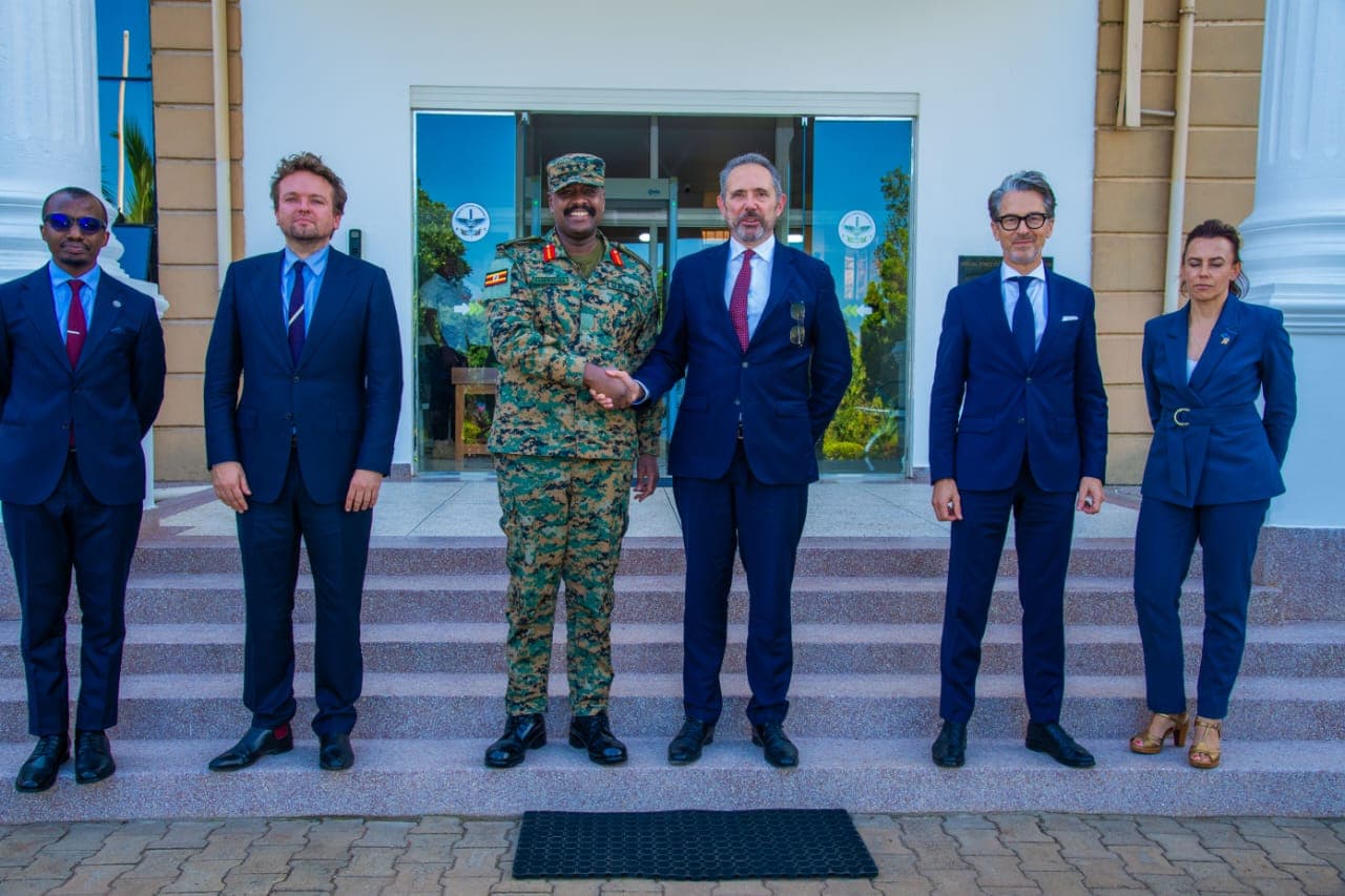 Gen Kainerugaba, EU Envoys Hold Bilateral Talks on Regional Security