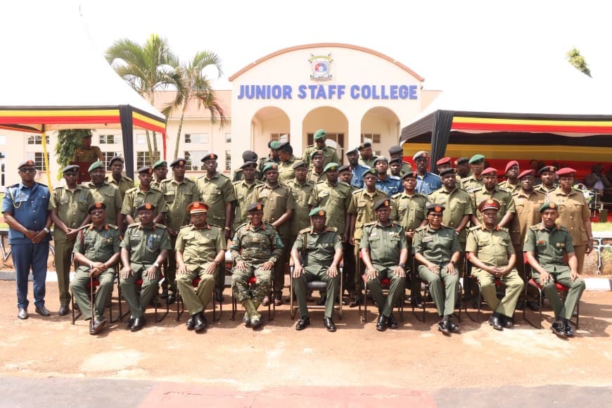 UPDF Officers Urged to Stay Loyal to President Museveni after Staff Course Pass-Out