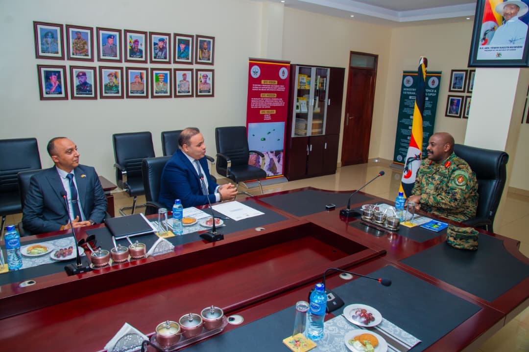 Gen Kainerugaba Meets Egypt’s Gen Ashraf