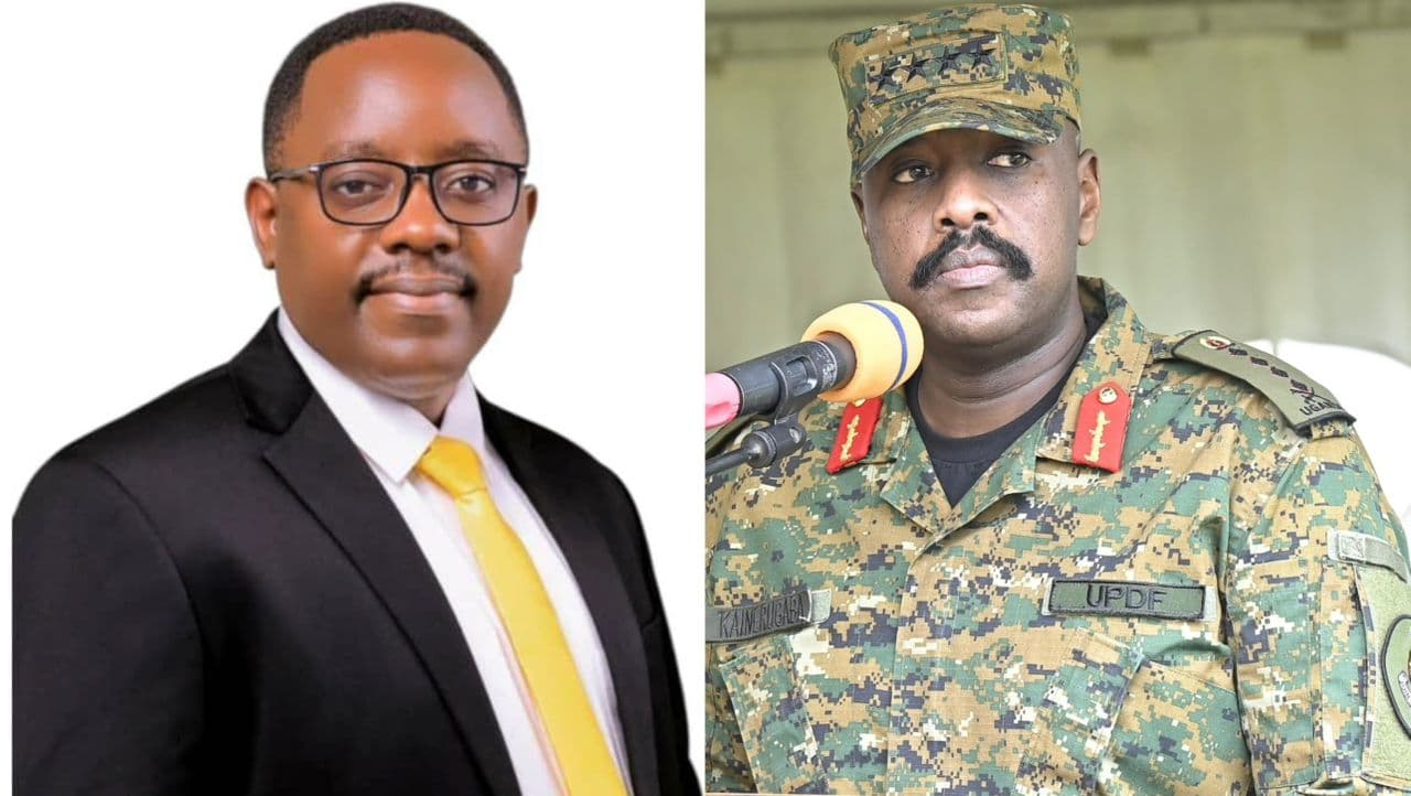 CDF Condoles with Maj Gen Kyaligonza After Son’s death