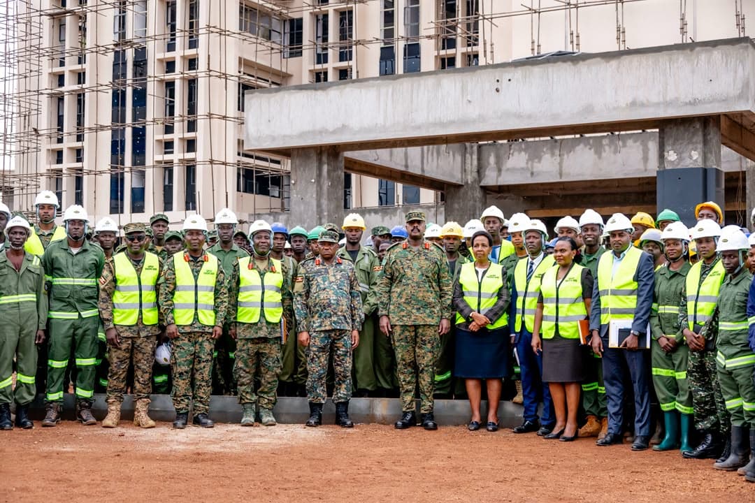 CDF Commends UPDF Engineers as Defence Headquarters Nears December Completion