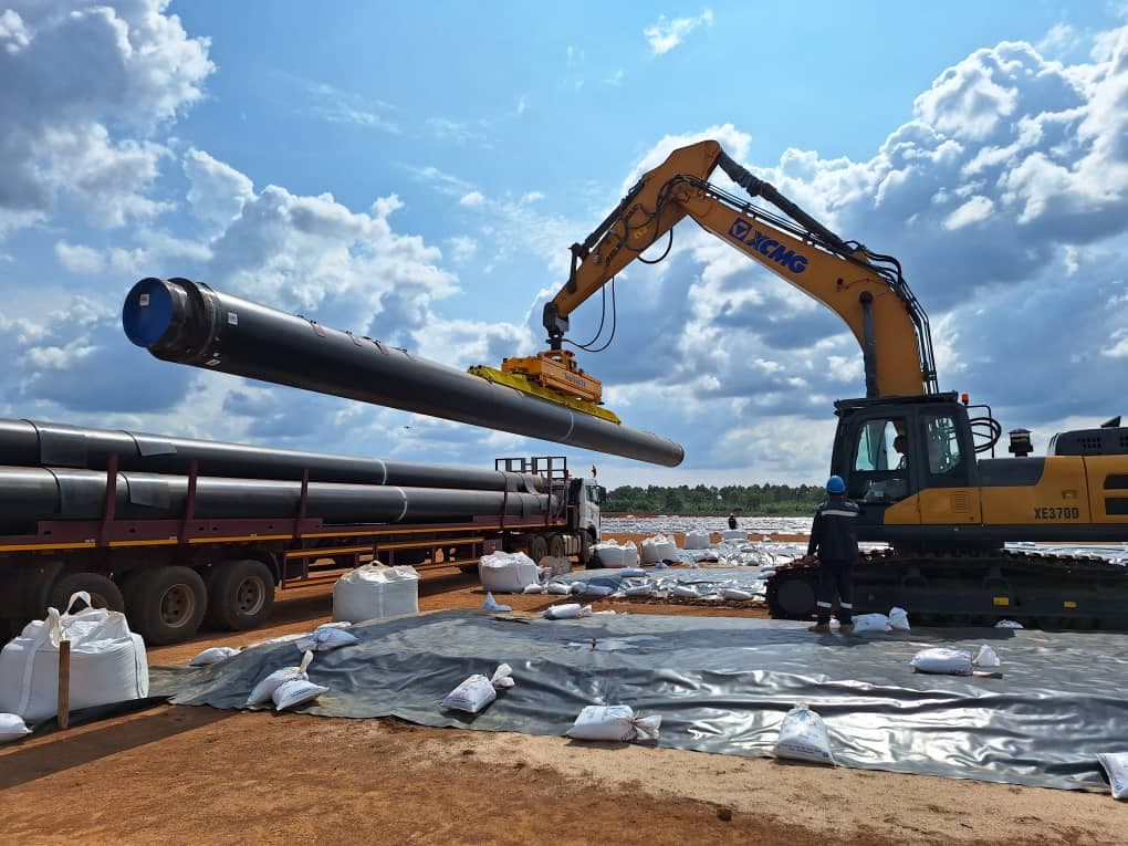 East African Crude Oil Pipeline Construction Gains Momentum with Line Pipe Delivery