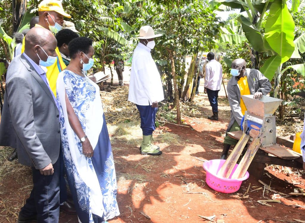 Museveni Lauds Sebei Farmers for Adopting Four-Acre Model