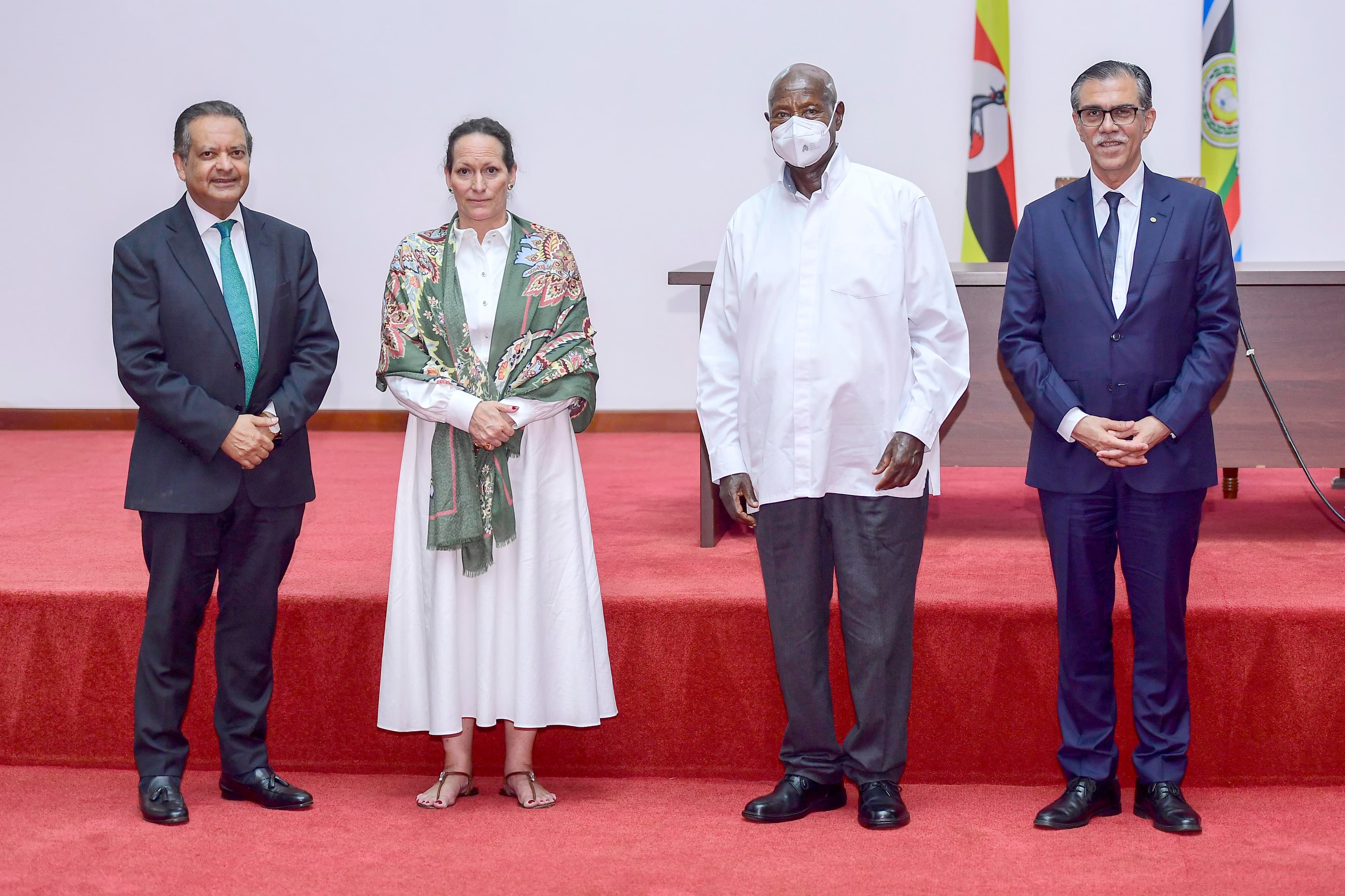 Museveni Meets Princess Zahra, Pays Tribute to Late Aga Khan IV