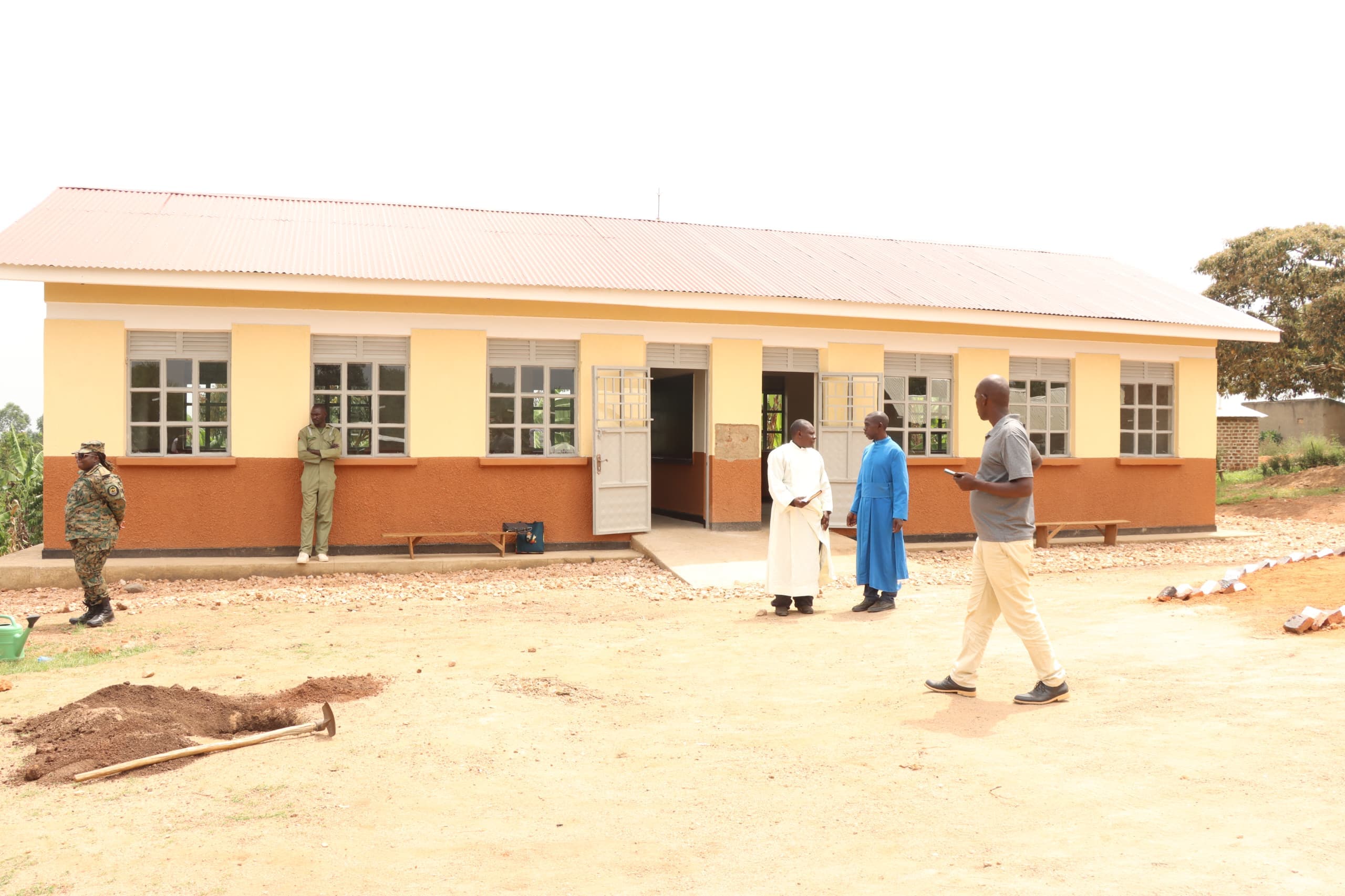 UPDF Engineers Construct First Permanent Classroom Block at Chichwamba Primary