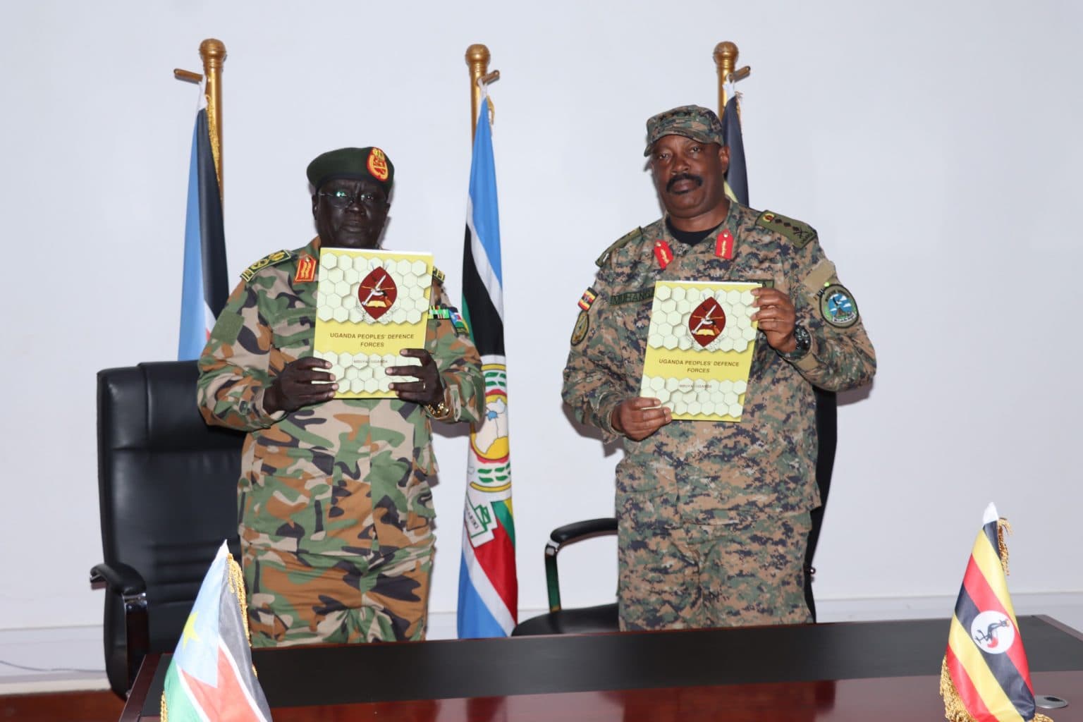 UPDF, SSPDF Strengthen Cooperation to Tackle Border Security