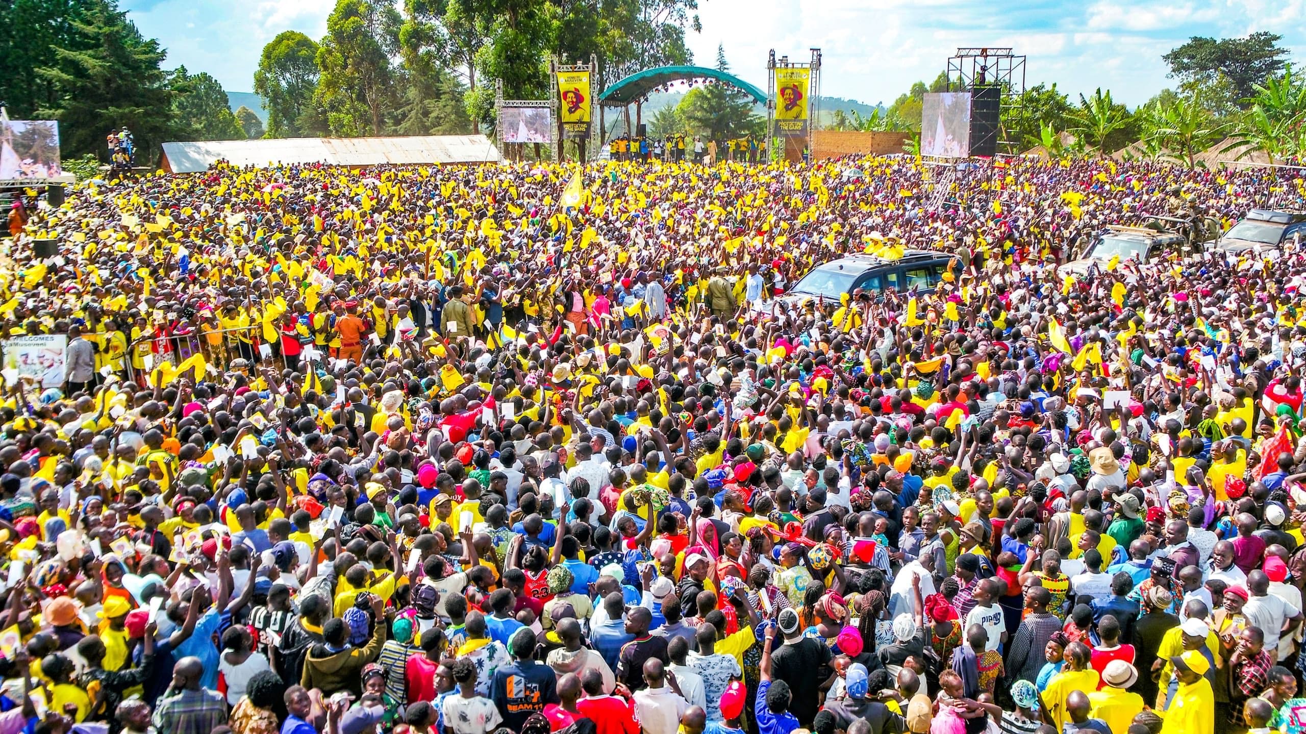 Museveni Pledges to Fix Zombo Roads, Expand Services as NRM Woos West Nile