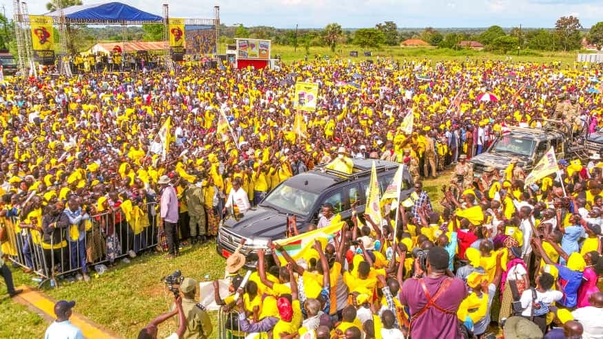 Museveni Urges Kitgum to Guard Peace, Build Wealth Through Education and Development