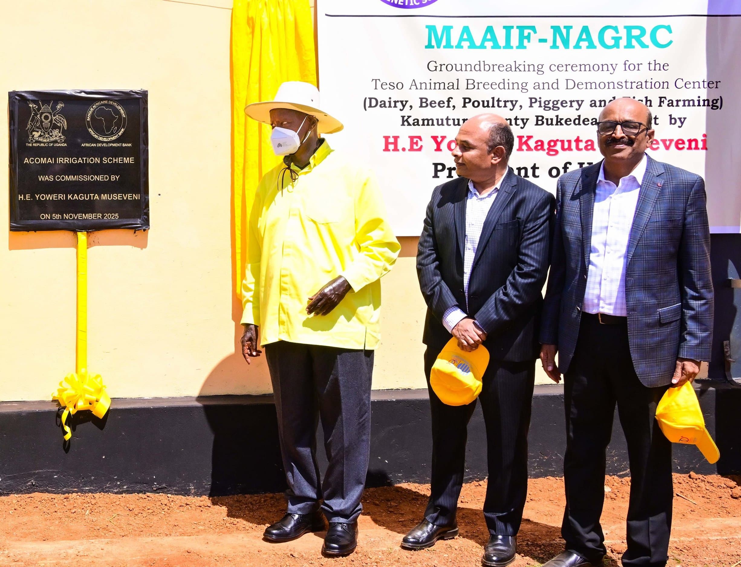 Museveni Commissions Shs71 Billion Achomai Irrigation Scheme in Bukedea