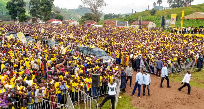 Museveni Rallies Residents in Western Uganda to Protect the Gains