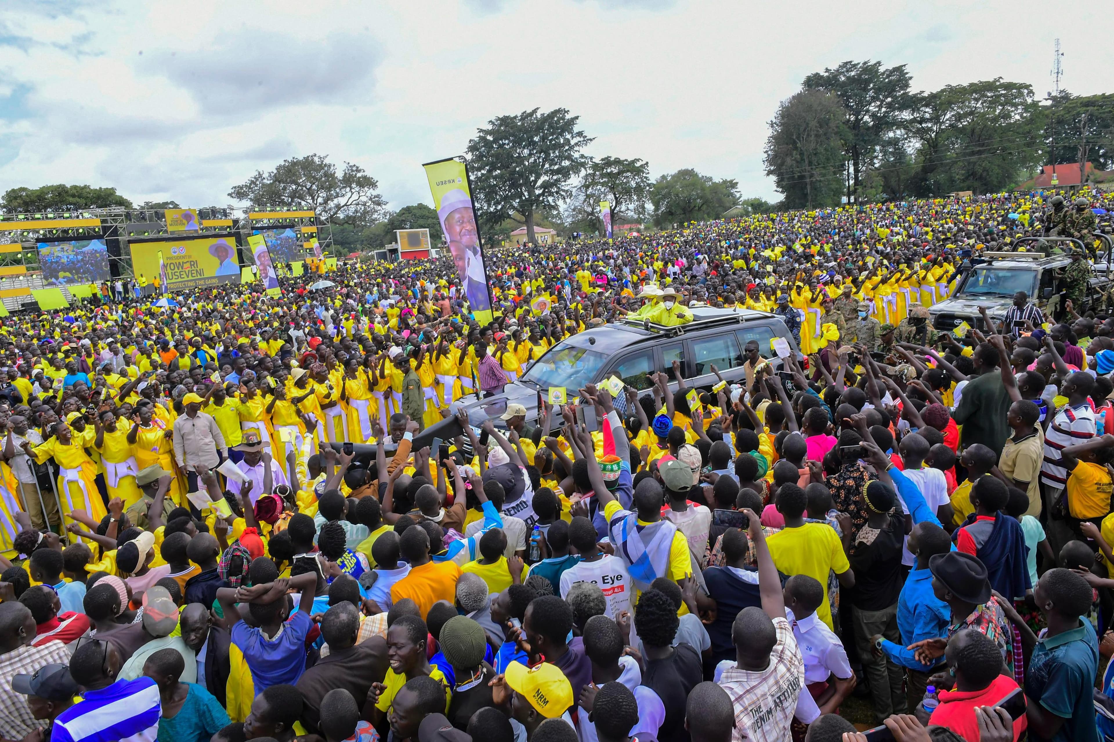 Museveni Commends Katakwi Residents for Maintaining Peace, Backing Development