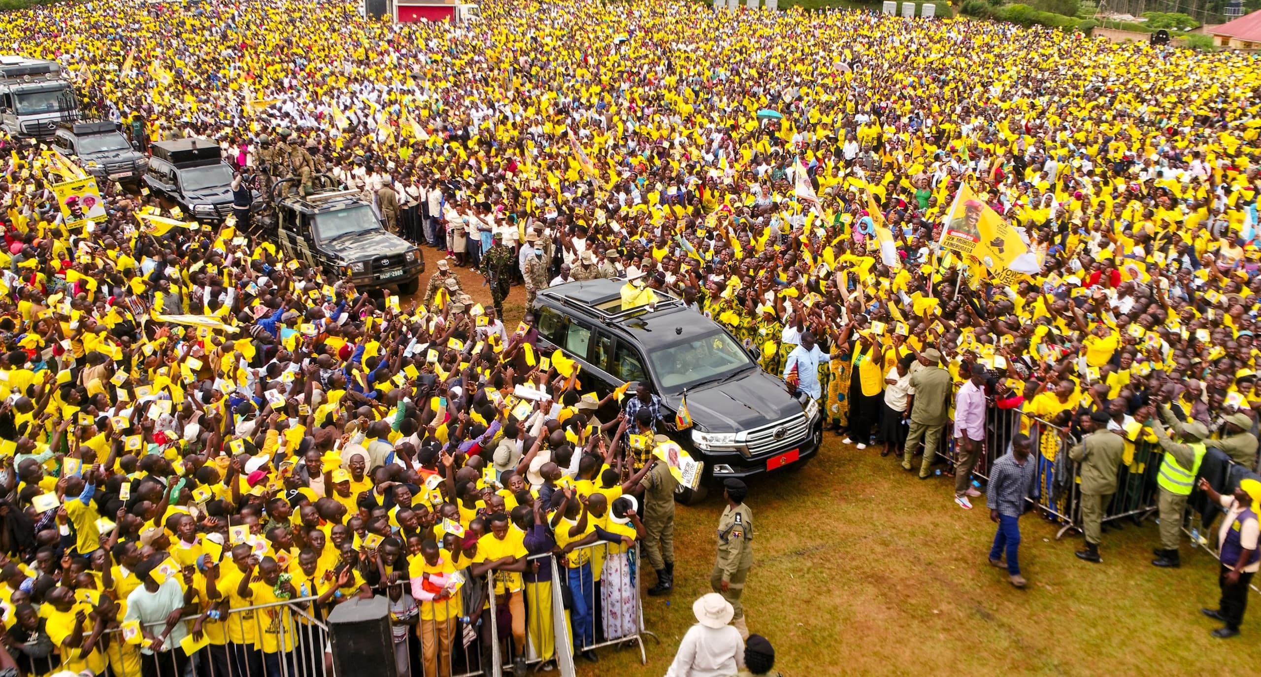 Residents of Kakumiro Pledge Support as Museveni Concludes Campaign in Bunyoro