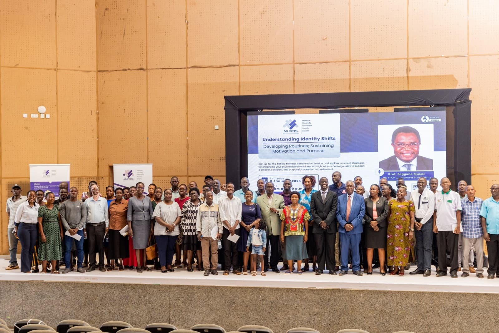 Makerere Staff Advised to Prepare Beyond Finances for Retirement