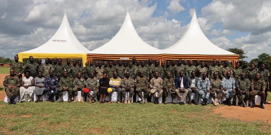 UPDF Commissions 122 New Platoon Commanders