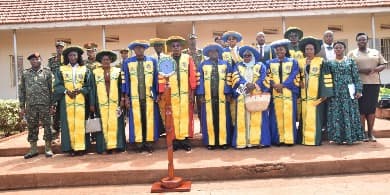 190 Graduate in Nursing and Midwifery at UPDF Health Institute